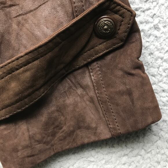 Vintage Sawyer of Napa Leather Hooded Leather Jacket Coat Mens XL Brown Hooded - Picture 7 of 10